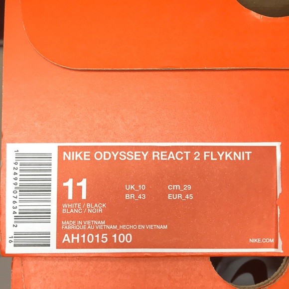 NIKE ODYSSEY REACT 2 FLYKNIT - Picture 13 of 14